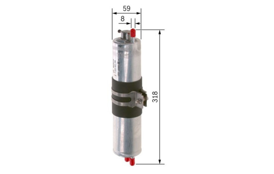 Fuel filter F3766 Bosch