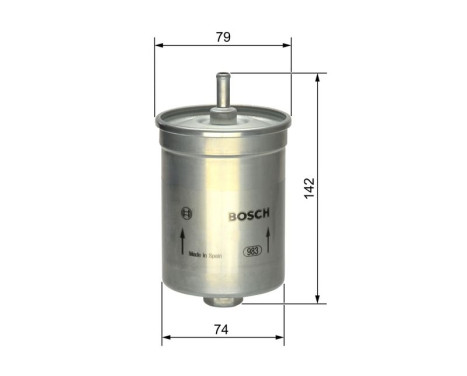 Fuel filter F5007 Bosch, Image 5