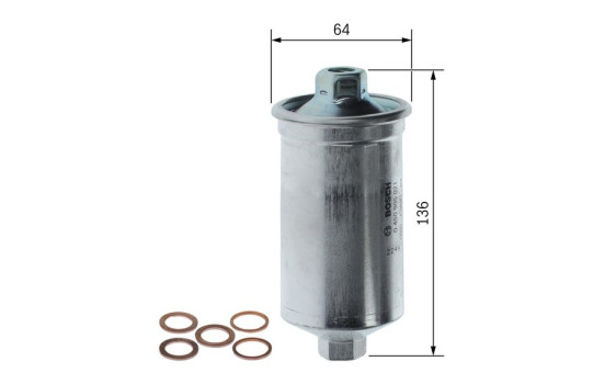Fuel filter F5021 Bosch, Image 6