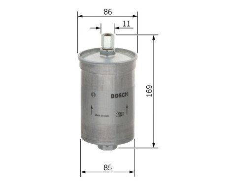 Fuel filter F5177 Bosch, Image 5