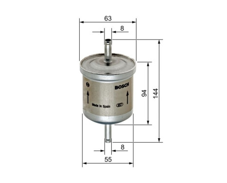 Fuel filter F5280 Bosch, Image 7