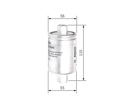Fuel filter F5911 Bosch, Image 2