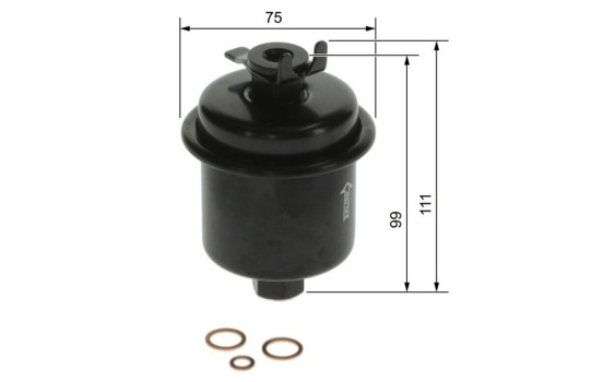 Fuel filter F5916 Bosch, Image 3