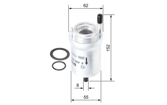Fuel filter F5925 Bosch, Image 6