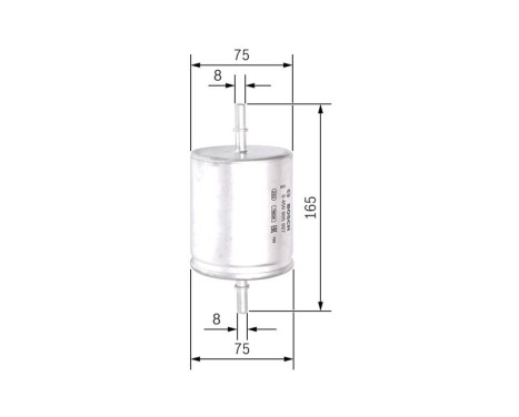 Fuel filter F5927 Bosch