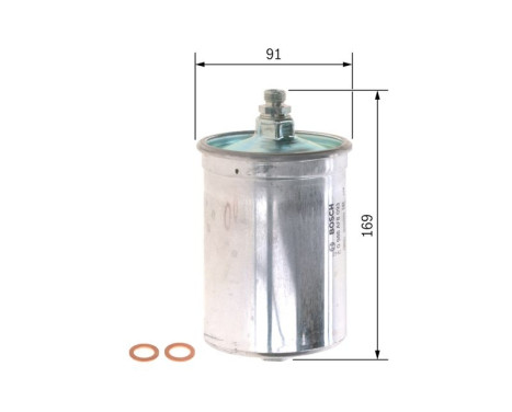 Fuel filter F8093 Bosch, Image 6