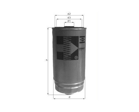 Fuel filter KC 18/1 Mahle