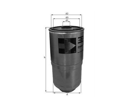 Fuel filter KC 182 Mahle