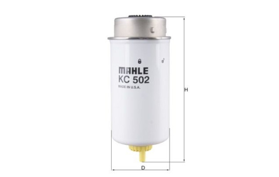 Fuel filter KC 502 Mahle