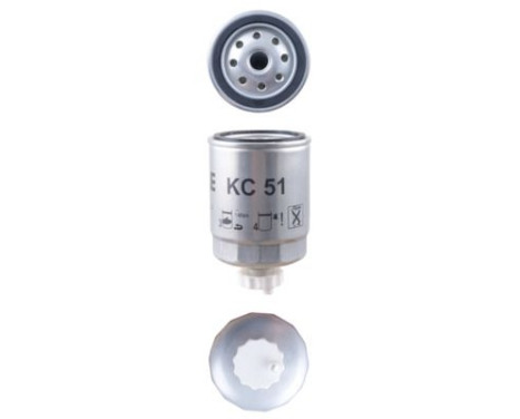 Fuel filter KC 51 Mahle, Image 4