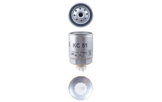 Fuel filter KC 51 Mahle, Image 4