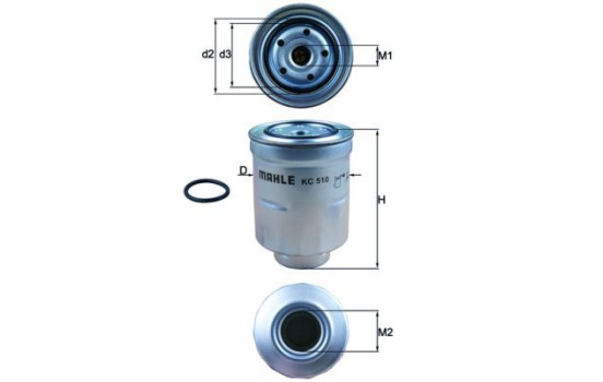 Fuel filter KC 510D Mahle