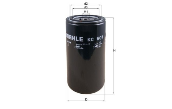 Fuel filter KC 601 Mahle