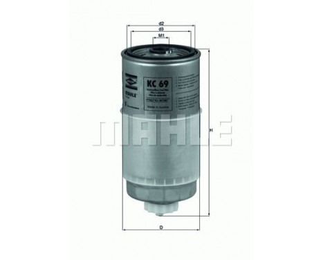 Fuel filter KC 69 Mahle