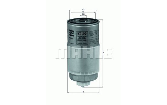 Fuel filter KC 69 Mahle