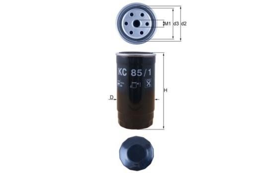 Fuel filter KC 85/1 Mahle