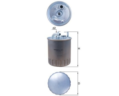 Fuel filter KL 100/1 Mahle