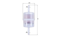 Fuel filter KL 1022 Mahle