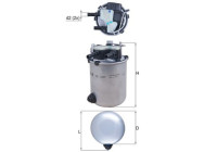 Fuel filter KL 1027 Mahle