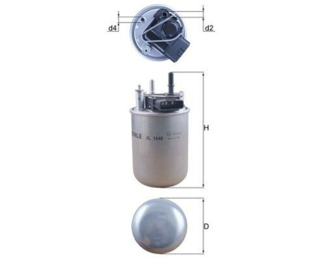 Fuel filter KL 1048 Mahle