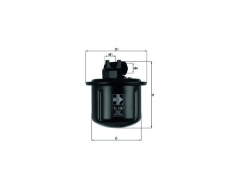 Fuel filter KL 108 Mahle, Image 2