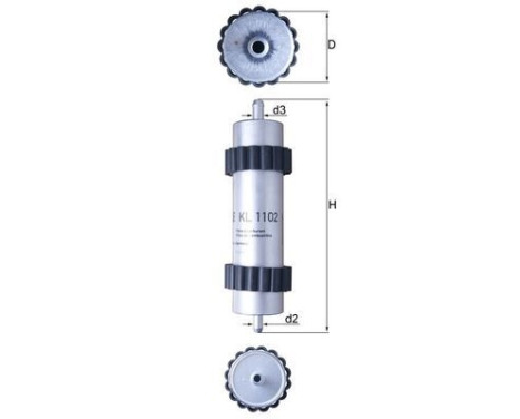 Fuel filter KL 1102 Mahle