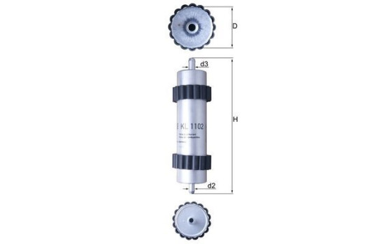 Fuel filter KL 1102 Mahle