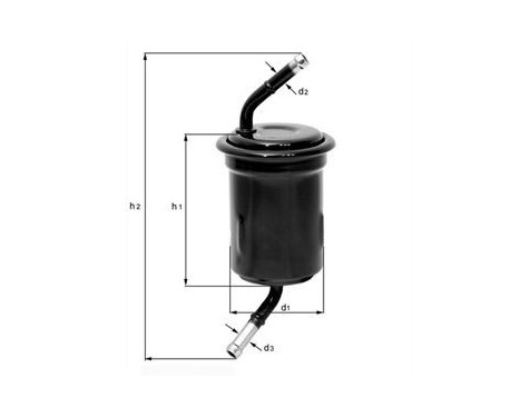 Fuel filter KL 115 Mahle, Image 2