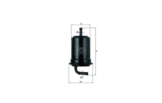 Fuel filter KL 121 Mahle, Image 2