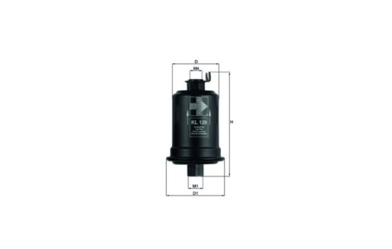 Fuel filter KL 129 Mahle, Image 2