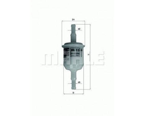 Fuel filter KL 13 OF Mahle, Image 2