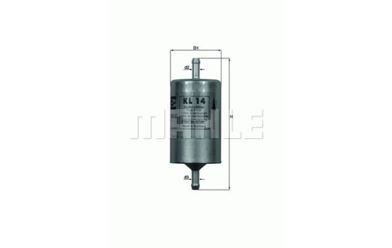 Fuel filter KL 14 Mahle, Image 5