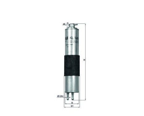 Fuel filter KL 149 Mahle, Image 2