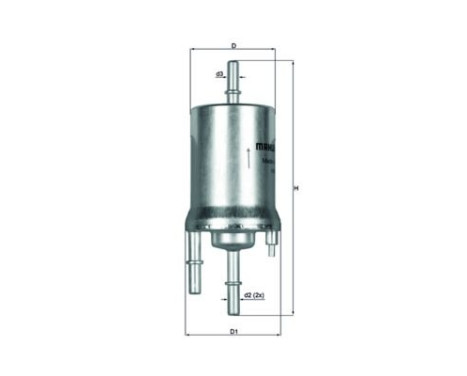 Fuel filter KL 156/1 Mahle