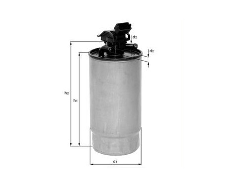 Fuel filter KL 160/1 Mahle