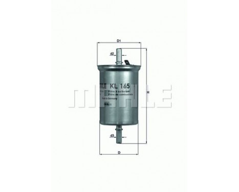 Fuel filter KL 165 Mahle