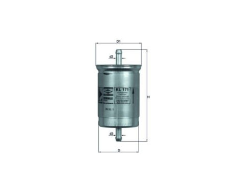 Fuel filter KL 171 Mahle, Image 4