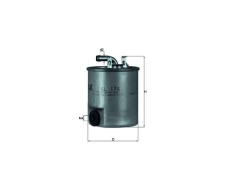 Fuel filter KL 174 Mahle, Image 2