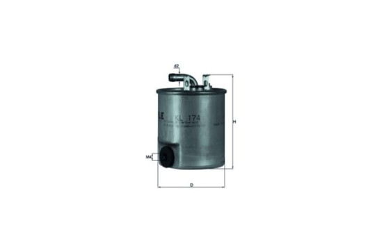 Fuel filter KL 174 Mahle, Image 2