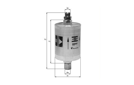 Fuel filter KL 21 Mahle, Image 5
