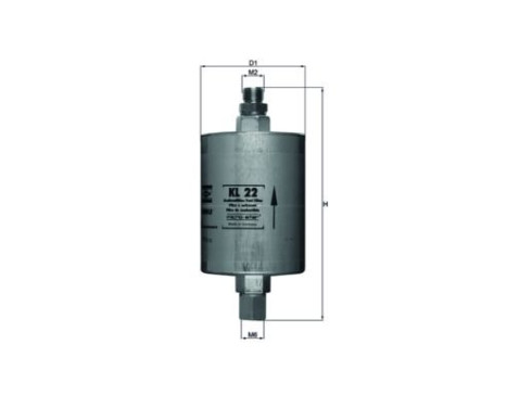Fuel filter KL 22 Mahle, Image 3