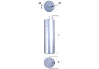 Fuel filter KL 229/5 Mahle