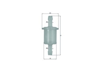 Fuel filter KL 26 OF Mahle