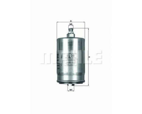 Fuel filter KL 38 Mahle