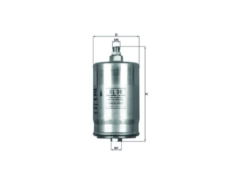 Fuel filter KL 38 Mahle, Image 2