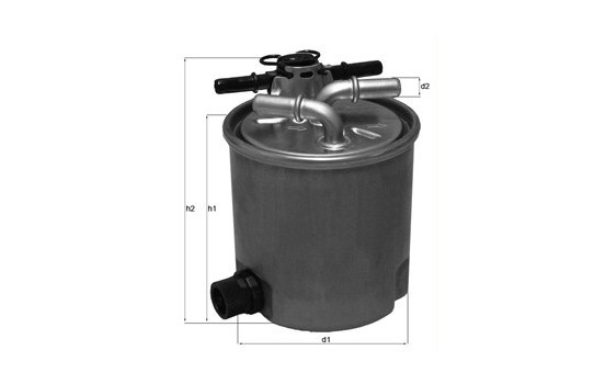 Fuel filter KL 404/16 Mahle