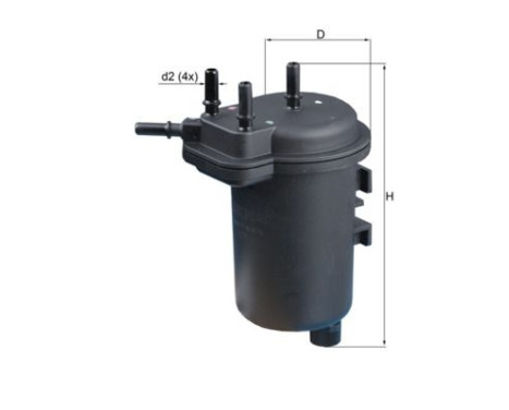 Fuel filter KL 432 Mahle, Image 2