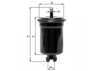 Fuel filter KL 434 Mahle