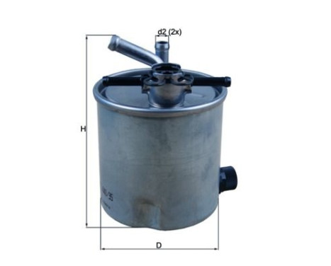 Fuel filter KL 440/35 Mahle