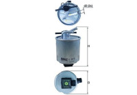 Fuel filter KL 440/36 Mahle